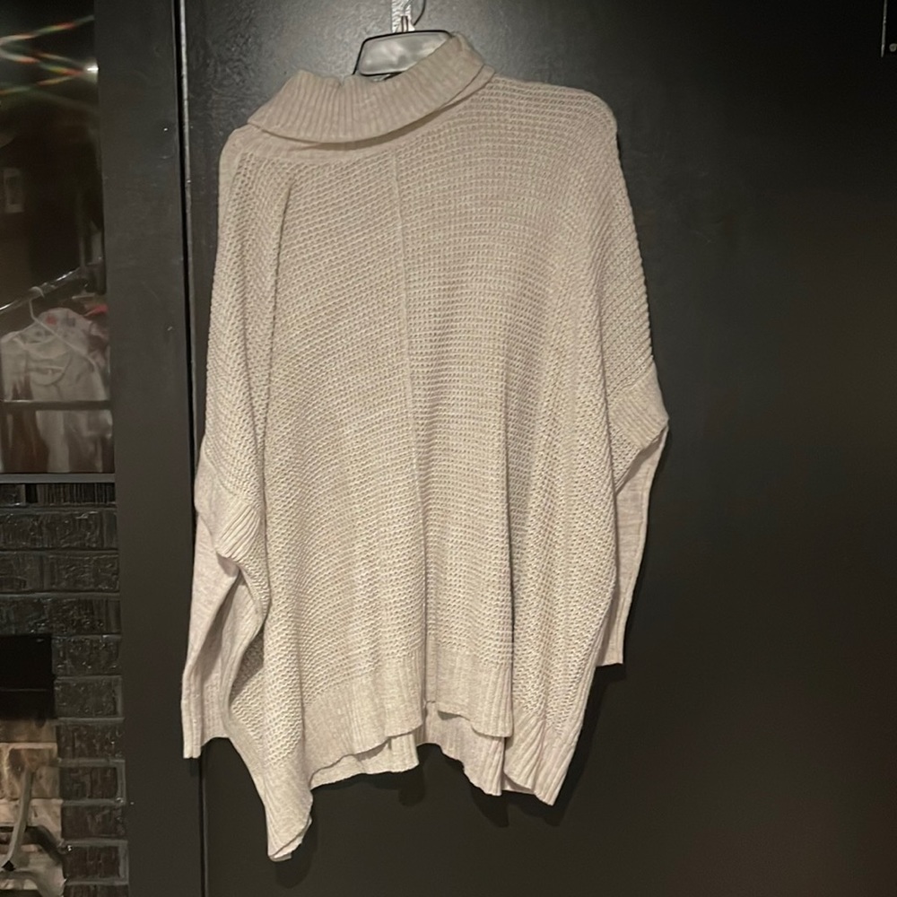 Alya Oversized Turtleneck Sweater, Size S/M